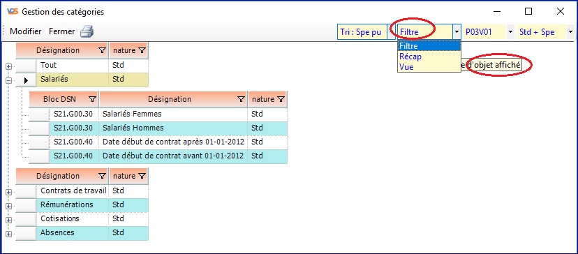Gestion des catégories - 4