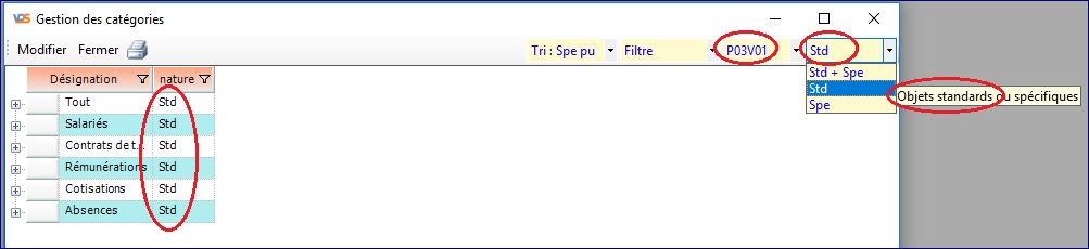 Gestion des catégories - 5